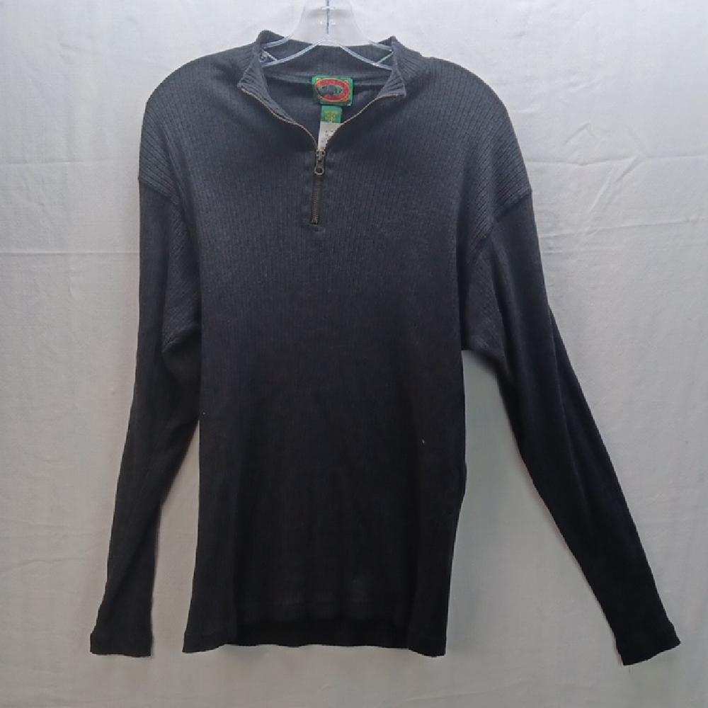 Boston Traders Charcoal Quarter-Zip Pullover New